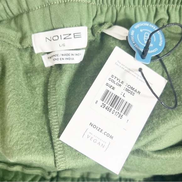 Noize Omar Mens Shorts Casual Moss Green Size Large L NWT - Picture 4 of 7